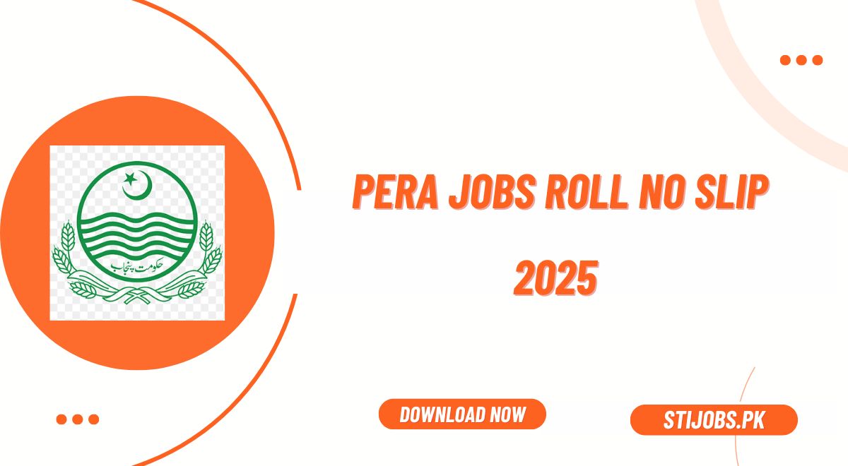 PERA Jobs Roll No Slip 2025