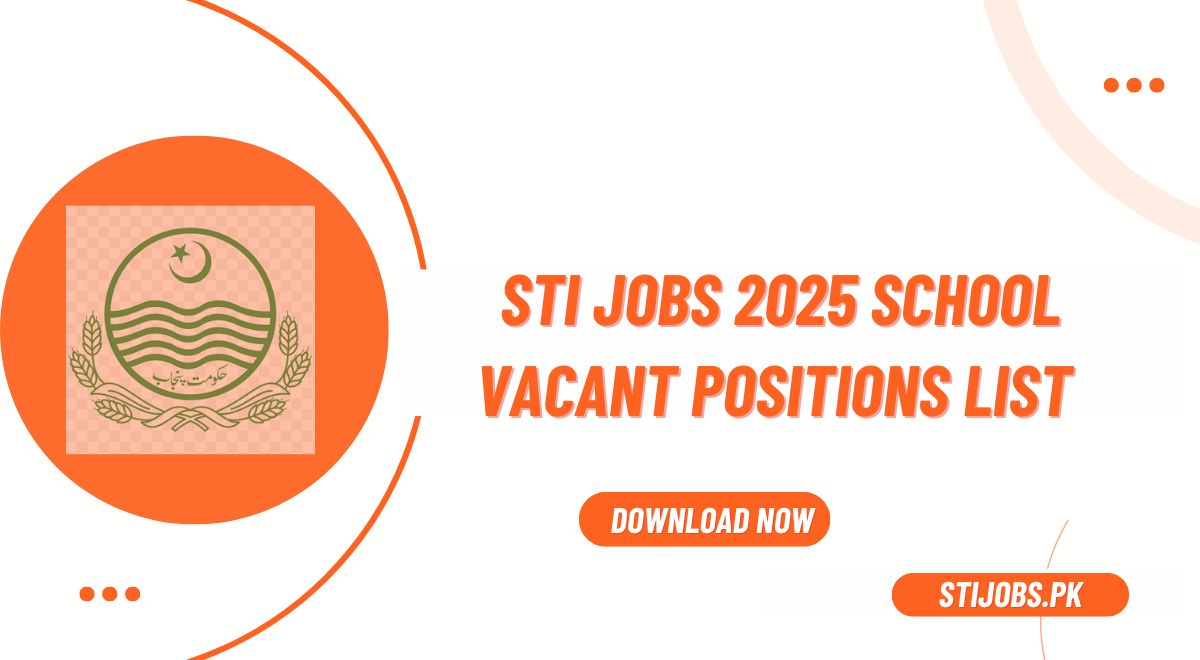 STI Jobs 2025 School Vacant Positions List Announced