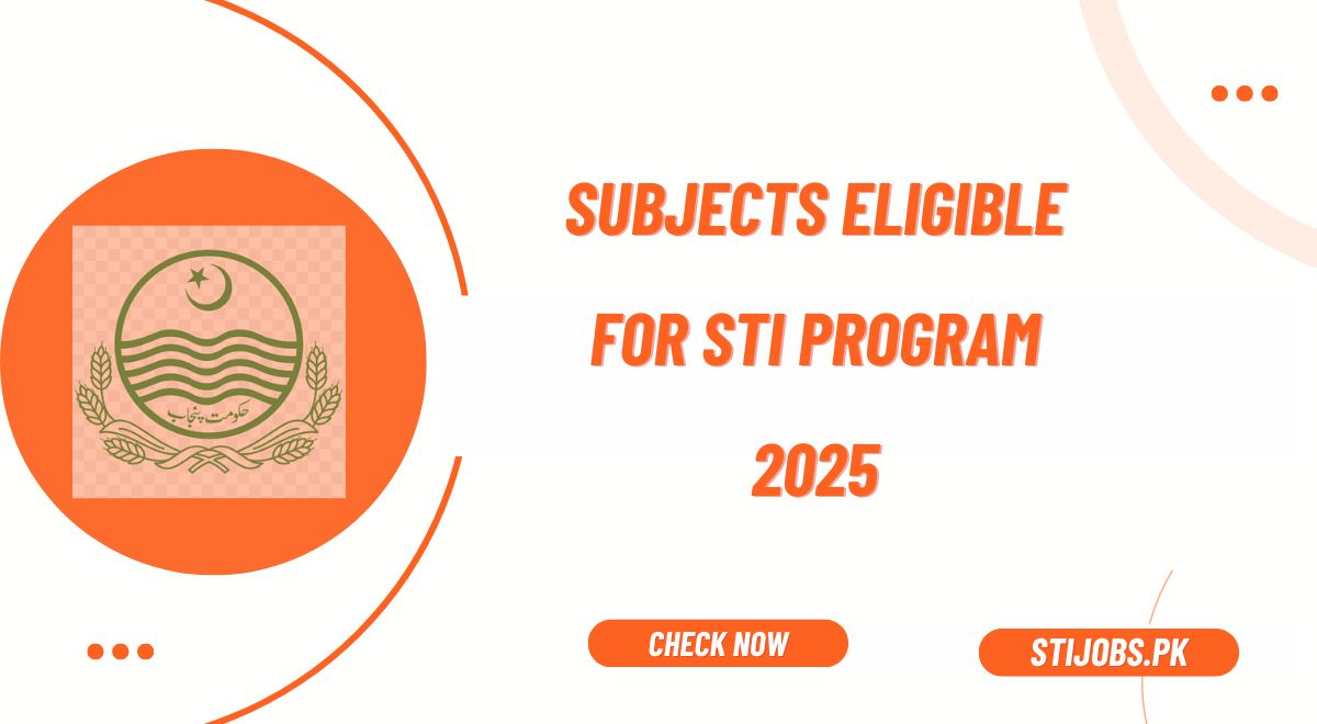 Subjects Eligible for School Teacher Interns (STI) Program 2025