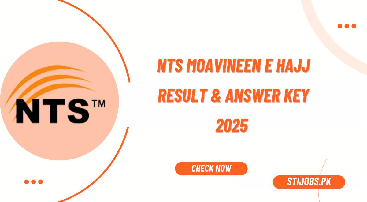 NTS Moavineen E Hajj Result & Answer Key 2025 Announced