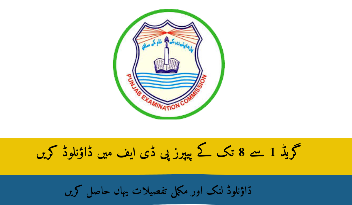 SBA Final Term Papers 2025 Grade 1 To 8 PDF With Answer Keys