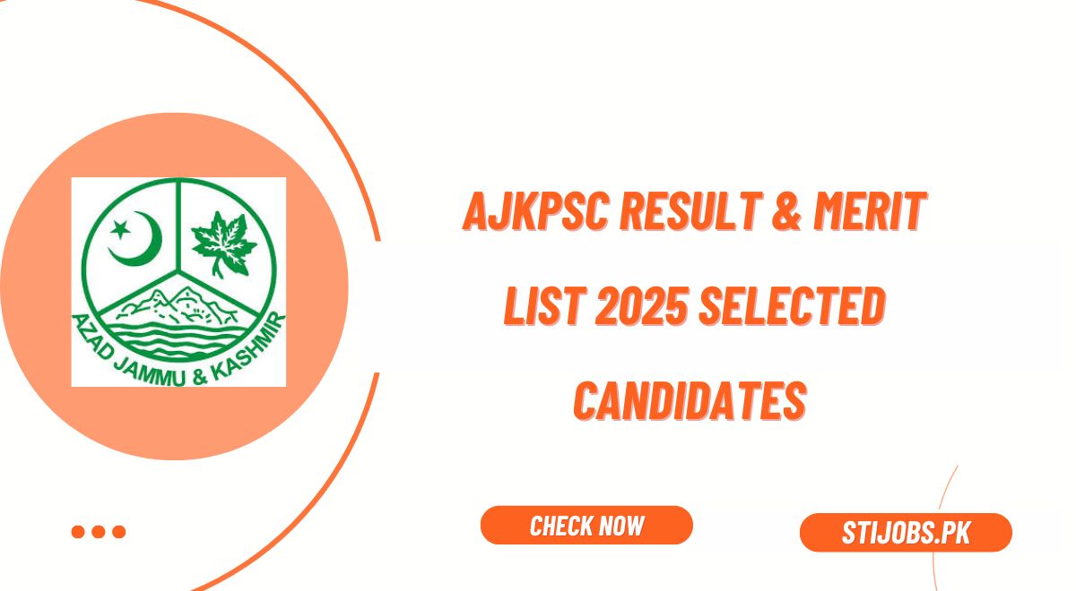 AJKPSC Result & Merit List 2025 Selected Candidates